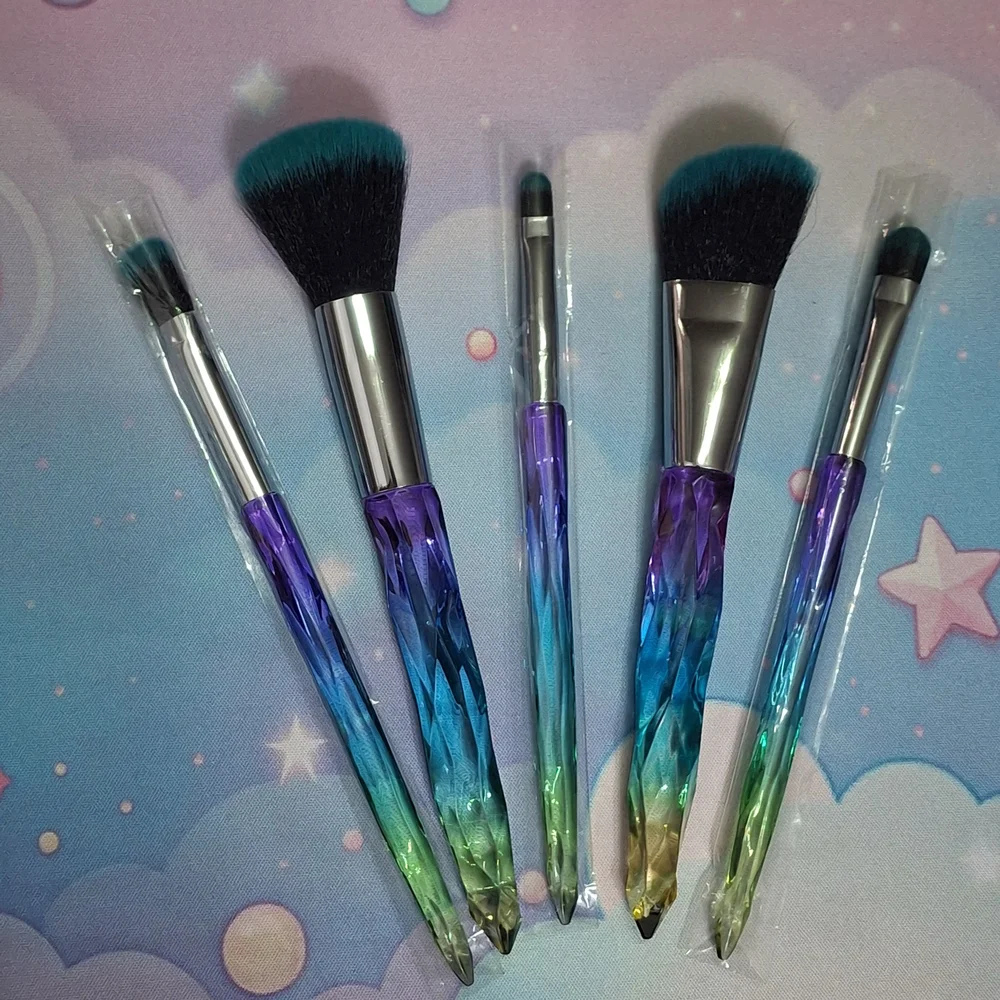 Colorful Makeup Brush Set